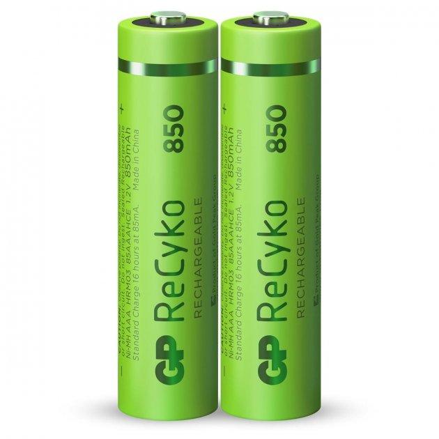 Аккумулятор GP Recyko 850, GP85AAAHCE-2EB2, 850mAh, 2.4A, LSD80-1, AAA, Ni-MH, фото 1