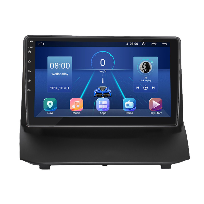 Штатна магнітола Lesko для Ford Fiesta Mk6 Рестайлінг 2012-2019 екран 9" 6/128Gb 4G Wi-Fi GPS Top Форд 11 шт., фото 1