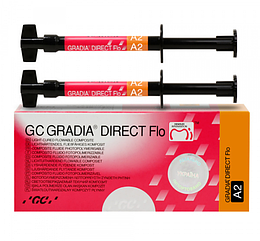 Gradia direct flo A2 (Градія директ флоу) шприц 2* 1.5 г + насадки набір.