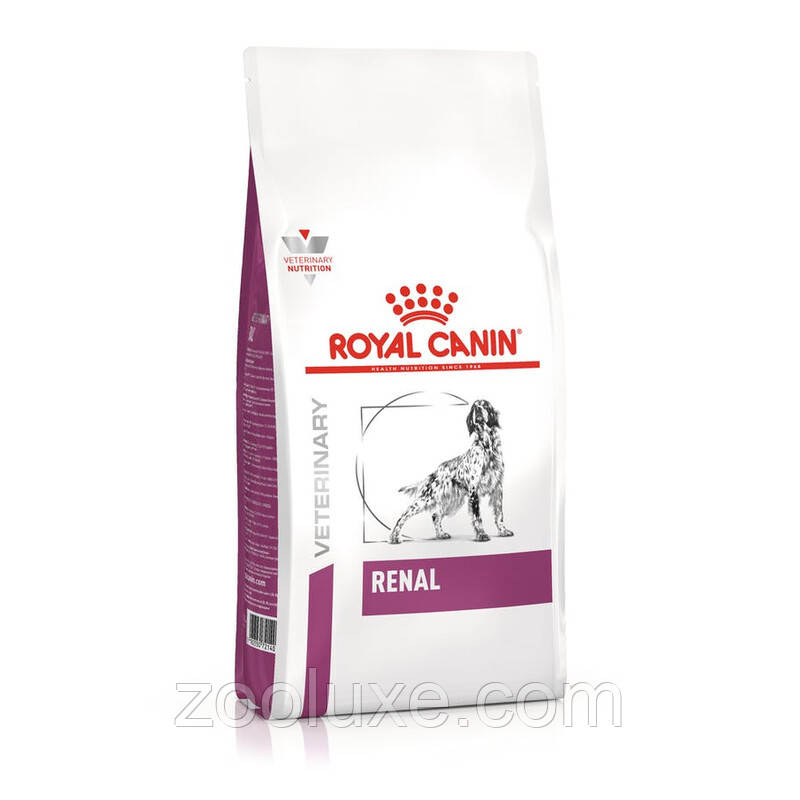 Royal Canin Renal 2 кг - корм для дорослих собак при гострій або хронічній хворобі нирок