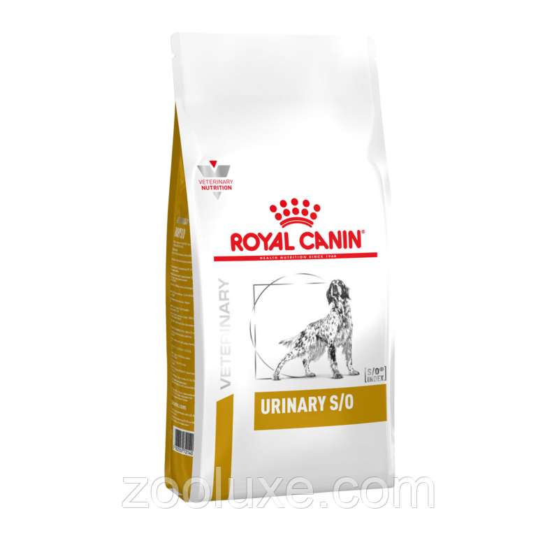 Royal Canin Urinary S/O 2 кг - корм для дорослих собак при лікуванні та профілактиці сечокам'яної хвороби