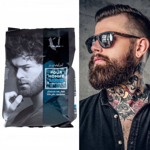 Віск для депіляції ItalWax чоловічий Barber Edition, 500 гр.