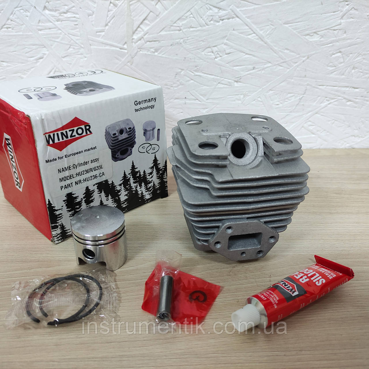 Циліндр з поршнем winzor для мотокос HU 236R