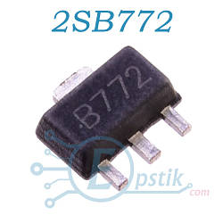 2SB772 транзистор біполярний PNP 40В 3A SOT89