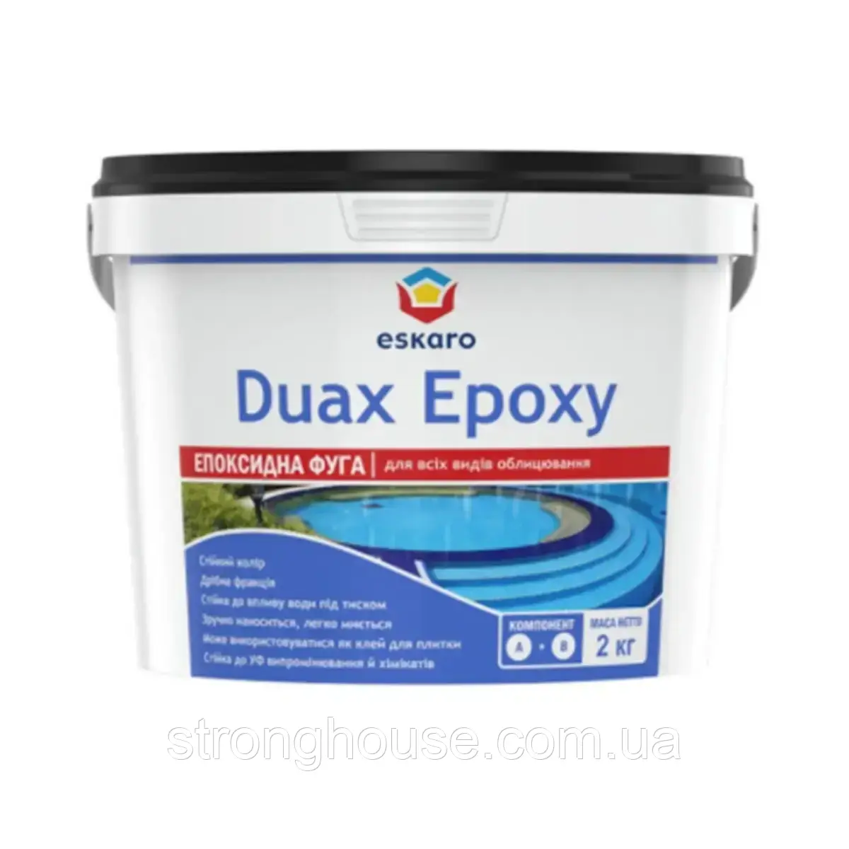 ESKARO DUAX EPOXY ФУГА ДЛЯ ШВІВ ЕПОКСИДНА ДВОКОМПОНЕНТНА