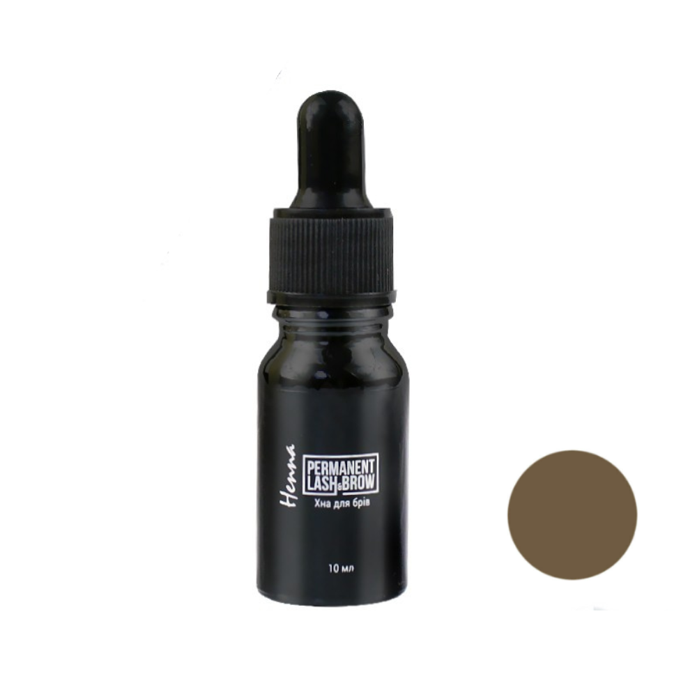 Хна для брів №01 (Світло-коричнева) Permanent LASH&BROW,10 мл