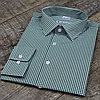 Чоловіча сорочка з довгим рукавом  в клітинку, фото 2