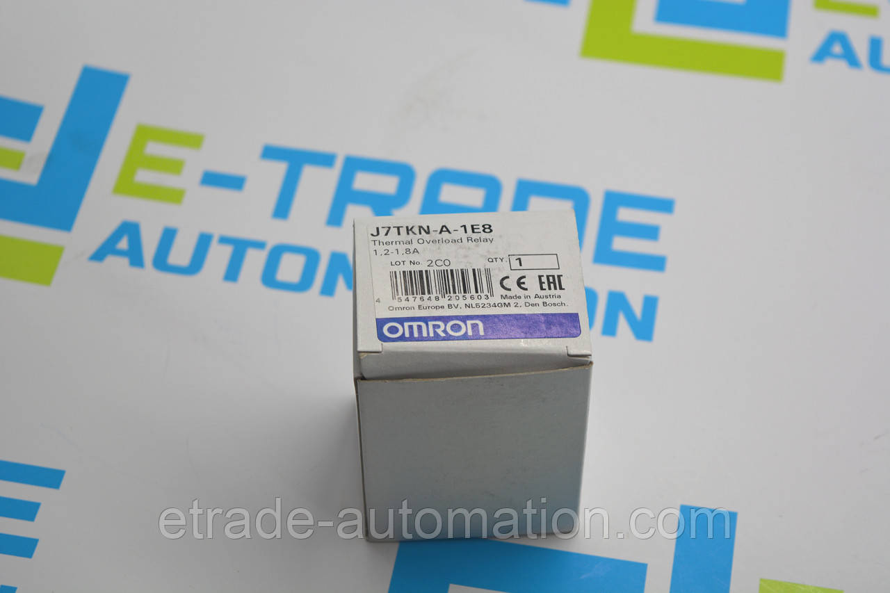 Теплові реле Omron J7TKN-A-1E8, фото 1