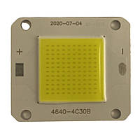 Светодиод мощный 50W 12-14V для прожектора, матричный, COB, 6000-6500K