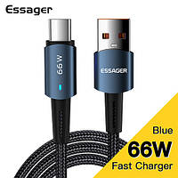 Зарядный кабель ESSAGER Sunset 6A PD66W Type-C 1 метр