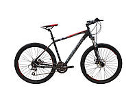 Велосипед Mascotte Chameleon 27.5" гидравлика черно-красный