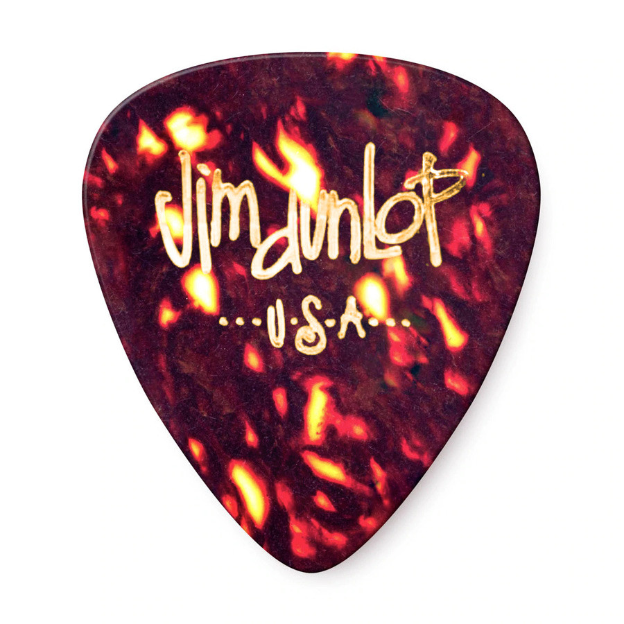 Набір медіаторів DUNLOP CELLULOID SHELL PICK MEDIUM, фото 1