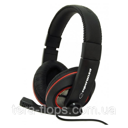 Гарнитура ESPERANZA Headset EH118 Black (М), фото 2