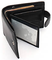 Чорне класичне портмоне з натуральної шкіри Marco Coverna MC-2003-1, фото 7