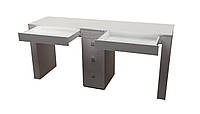 Двухместный маникюрный стол Velmi Snow VM109
