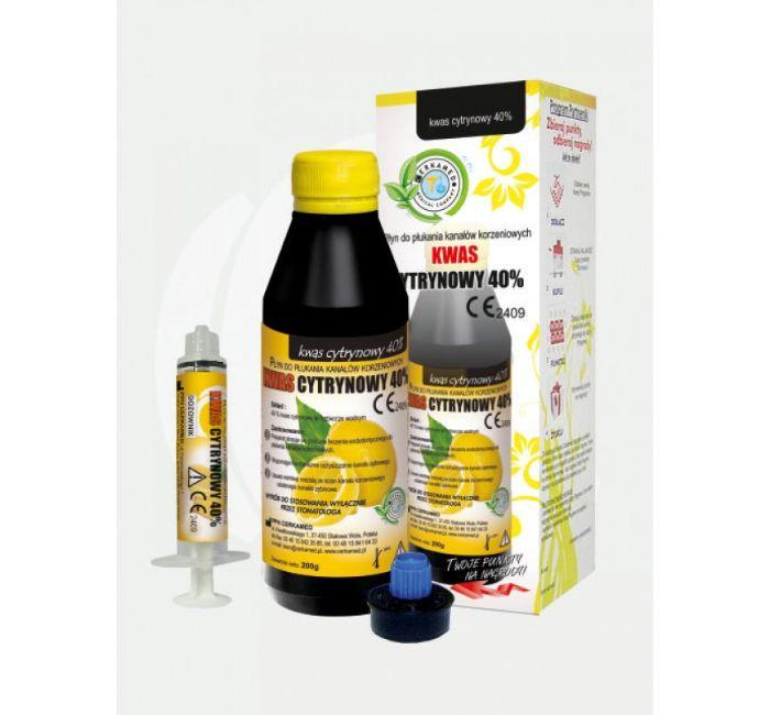 Рідина (лимонна кислота) CITRIC ACID 40% 200 мл Cerkamed, фото 1