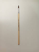 Пензлик для фарби круглий з натурального ворсу "Білка" / №5 / пензлик для малювання / 1шт