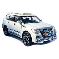 Іграшкова машинка металева Nissan Patrol (Ниссан) «Автопром», біла, батар., світло, звук, відкр.двері, від 3 років, 22*9*8, (7573), фото 5