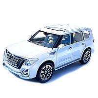 Іграшкова машинка металева Nissan Patrol (Ниссан) «Автопром», біла, батар., світло, звук, відкр.двері, від 3 років, 22*9*8, (7573), фото 7