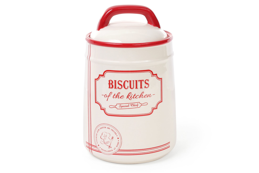 Банка для печива керамічна 1.25л, Red&Blue, фото 1