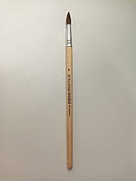 Пензлик для фарби круглий з натурального ворсу "Білка" / №9 / пензлик для малювання / 1шт