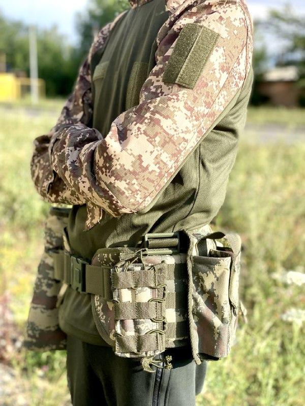 Пояс РПС з підсумками для магазинів АК для скидання, аптечка розвантаження для військових солдатів ЗСУ
