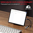 Адаптер Promate OTGLink-i Lightning to USB-C/USB-A Black (otglink-i.black), фото 4