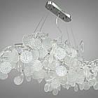 Кришталева люстра в стилі Арт-Деко на 12 ламп G9 колір каркасу хром D-736/1200x600 HR, фото 2