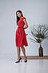 Гарне плаття "4381", розміри 52 червоне, фото 4