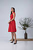 Гарне плаття "4381", розміри 52 червоне, фото 6