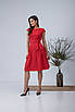 Гарне плаття "4381", розміри 52 червоне, фото 8