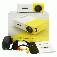 Проєктор мультимедійний проєктор LED YG-300 для домашнього кінотеатру Міні портативний кінопроєктор, фото 2