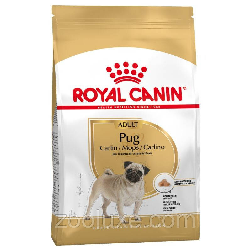 Royal Canin Pug Adult 3 кг - повсякденний корм для дорослих собак породи Мопс
