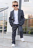 Трендовий костюм піджак + штани 2268 ев, фото 4