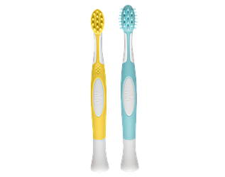 Набір зубних щіток для догляду за першими зубками 4M+ Nip
