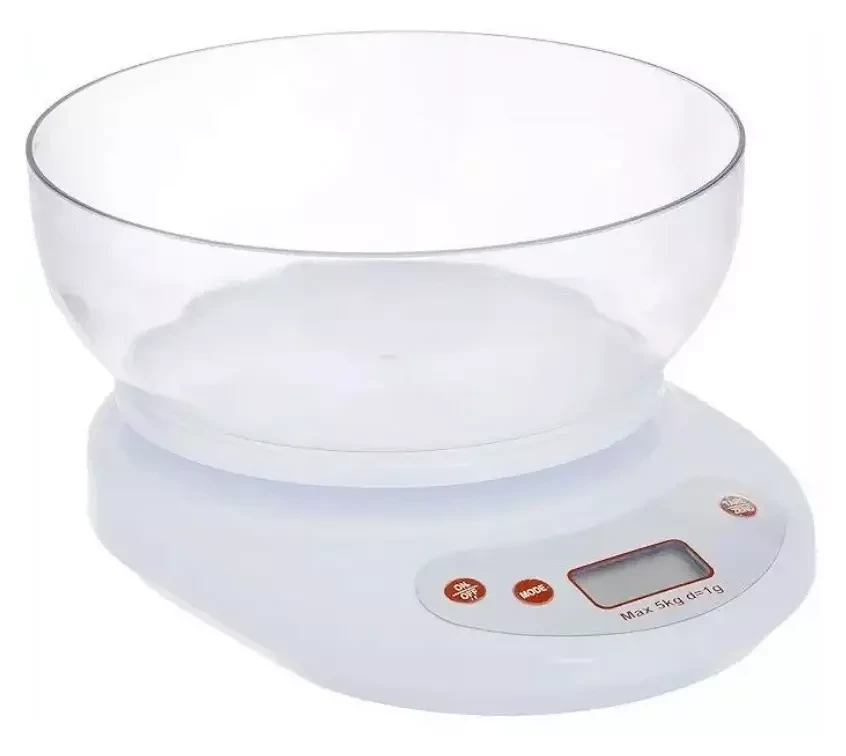 Весы кухонные электронные с круглой чашей 5 кг - фото 3 - id-p906551108