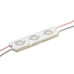 Модуль 12V білий холодний 3led smd5730 1.5Вт IP65