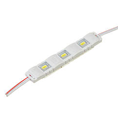 Модуль МТК 12V білий холодний 3led smd5730 1Вт IP65