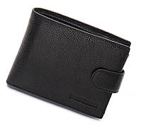 Чорне шкіряне портмоне з відділом для документів Marco Coverna MCBK10-805, фото 3