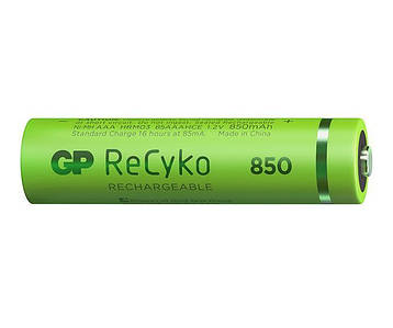 Аккумулятор GP Recyko 850, GP85AAAHCE-2EB4, 850mAh, 2.4A, LSD80-1, AAA, Ni-MH