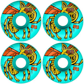 Колеса для скейту Pig Big Fly Wheels Proline Skateboard Wheels Blue 53мм 101а