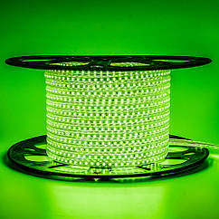 Led стрічка 220В зелена AVT smd2835 120LED/m 4 W IP65, 1 м