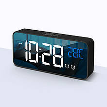 Настільний електронний годинник Mids з акумулятором і термометром.