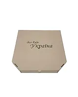 Коробка для пиццы 300*300*35 (бурая) Все буде Україна