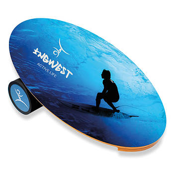 Баланс борд InGwest Surfer (Balance Board Training System) з прогумованим ролером