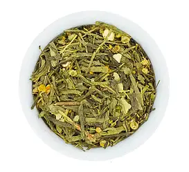 Зелений ароматизований чай Банний збір (З легкою парою) Османтус