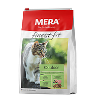 MERA Finest Fit Outdoor Корм для кошек что часто бывают на улице с мясом птицы и лесными ягодами 1.5 кг