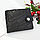 Подарунковий чоловічий набір №56 "Ukraine" (чорний) у коробці: обкладинка на паспорт + портмоне, фото 7