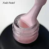 База камуфліруюча Nils Molekula Base Coat Rubbber Nude Pastel 30 мл, фото 2