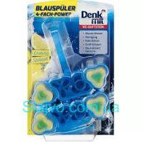 Блок в туалет Лимонний сплеск Denkmit, 2 St (Германия) Denkmit WC-Reiniger Duftstein Blauspüler Lemon Splash,